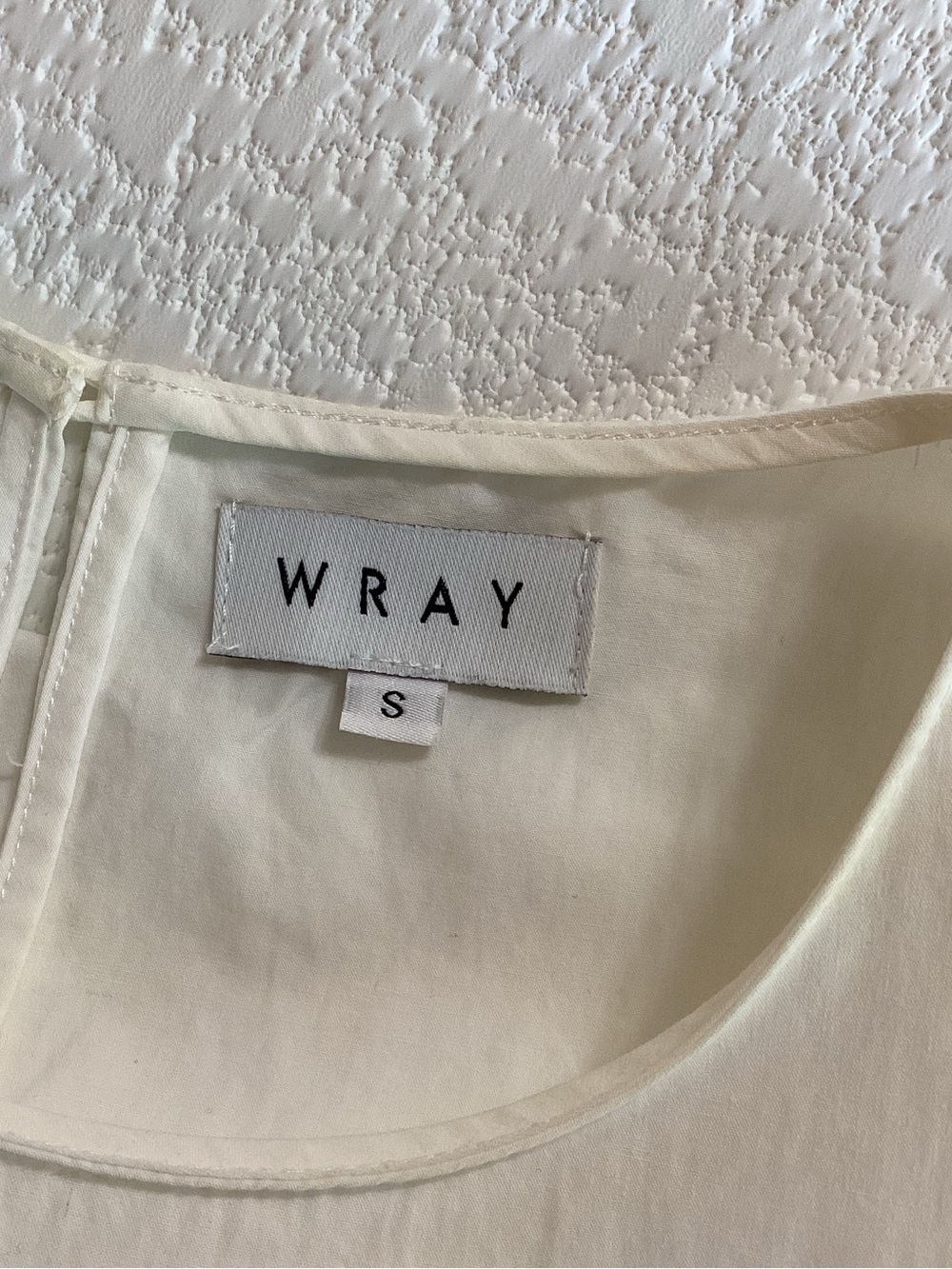 WRAY Rosemary Dress White Tiered 100% Cotton Puff Sleeve Cottagecore Small - Picture 5 of 15
